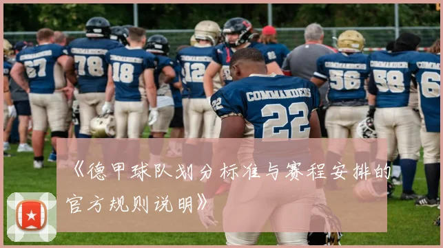 《德甲球队划分标准与赛程安排的官方规则说明》
